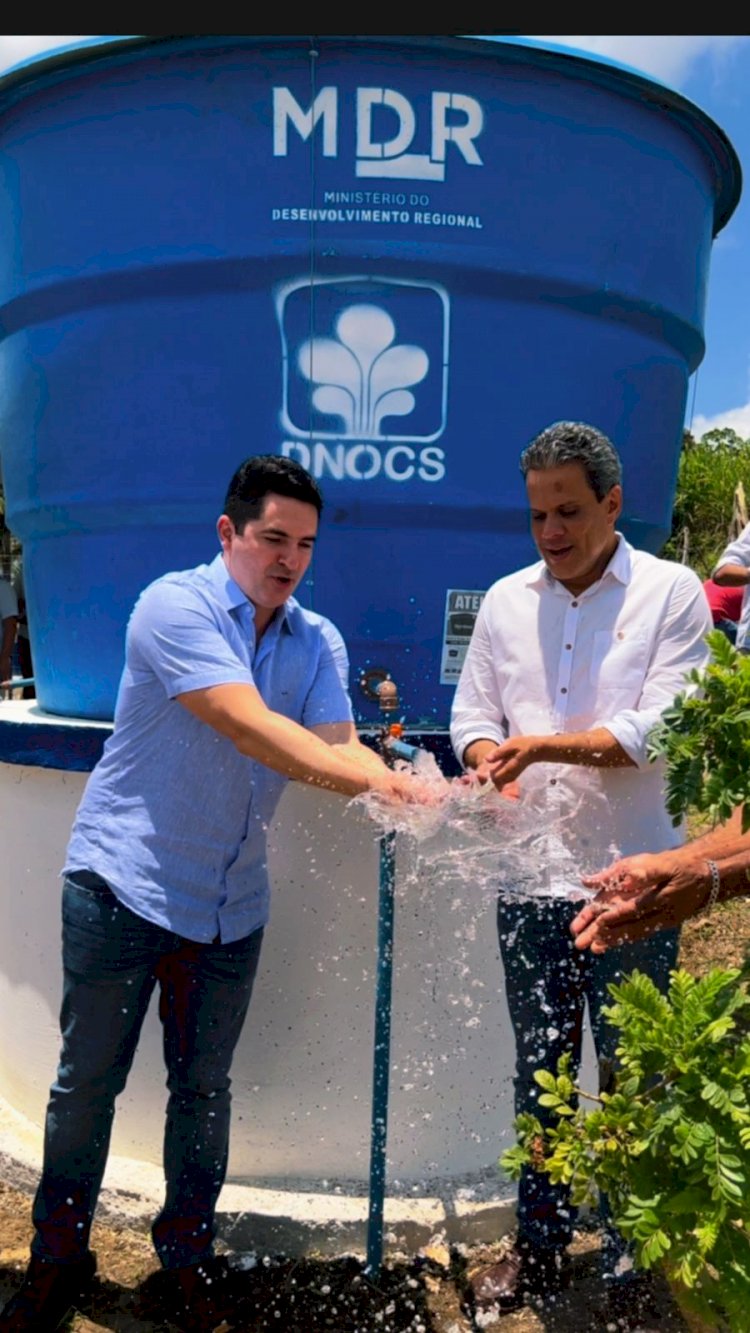 Durante final de semana, Gustinho Ribeiro anuncia obra e entrega sistemas de abastecimento de água no Interior do estado.