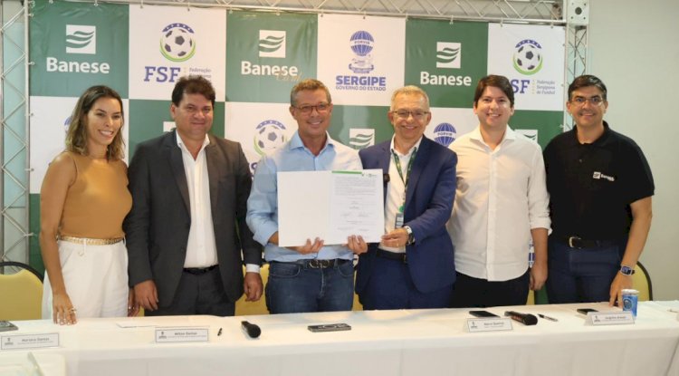 Governo e Banese anunciam patrocínio para o futebol sergipano em 2024
