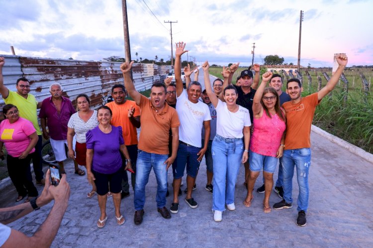 Prefeitura de Lagarto entrega 2ª e 3ª etapas da pavimentação nos povoados Rio Fundo e Tapera dos Gatos