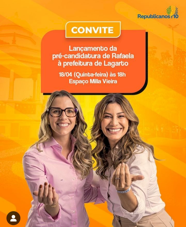 Nesta quinta tem lançamento oficial pré - candidatura de Rafaela a prefeitura de Lagarto