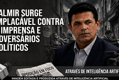 A máscara começa a cair, Valmir: de aparente “vítima” à figura implacável com membros da imprensa e adversários políticos.