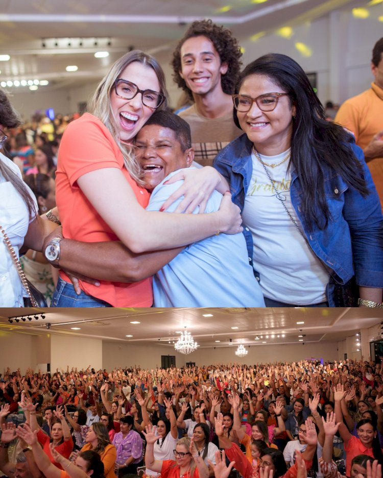 Rafaela de Hilda destaca força feminina em encontro com mulheres lagartenses