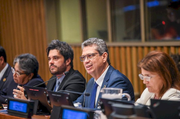 Ministro Márcio Macêdo apresenta Relatório Nacional dos ODS na ONU