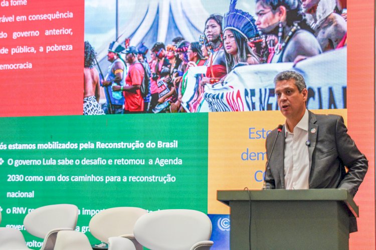 Ministro Márcio Macedo apresenta Relatório Nacional Voluntário sobre ODS à sociedade civil