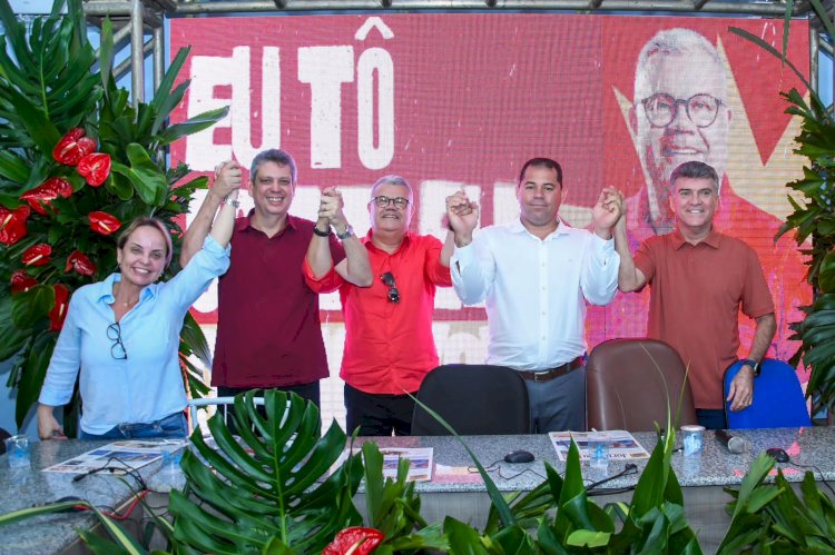 Márcio Macedo participa de convenção partidária em Arauá e reforça apoio a Fábio Costa