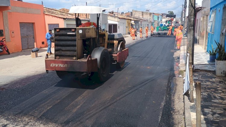 Desenvolvimento Urbano: Lagarto continua avançando com obras de recapeamento asfáltico